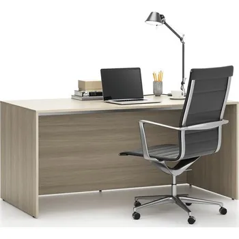 Psací stůl Kancelářský psací stůl SEGMENT, 162x80 cm, dub přírodní