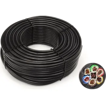 elektrický kabel Kabel 7x1, sedmibarevný, balení 200 m