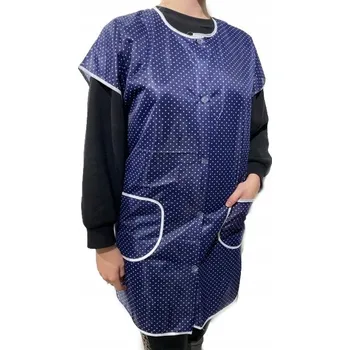 Kuchyňská zástěra STYLOVÁ DÁMSKÁ ZÁSTĚRA GRANÁTOVÁ S HRÁŠKEM M-206 VEL. 50