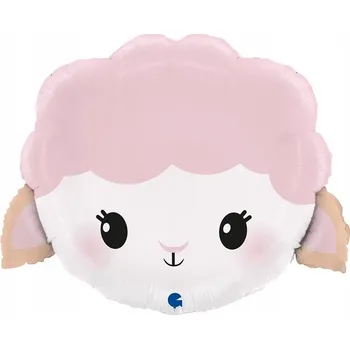 Balónek Fóliový balónek Ovečka 19 palců (48 cm) hlava ovce