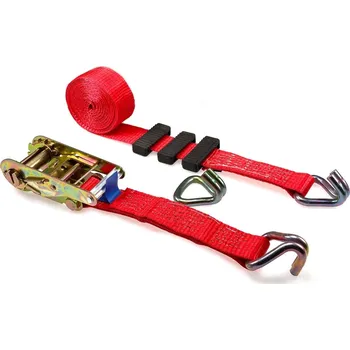 Upínací popruh Upínací souprava 50mm, 5t/3m, dvojité háky + 3x protiskluzový segment