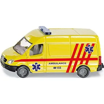 autíčko SIKU Auto ambulance dodávka žlutá CZ model kov 0809 | 31