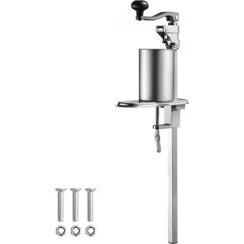 Otvírák Ruční otvírák na konzervy VEVOR, komerční stolní upínací otvírák na velké konzervy, otvírák na konzervy pro velké zatížení se základnou, nastavitelná výška Průmyslový otvírák na konzervy do výšky 15,7", pro restauraci Hotel Home Bar