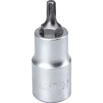 Klíč Klíč zástrčný TORX, 1/2', TX27, L 55mm, CrV/S2, FORTUM