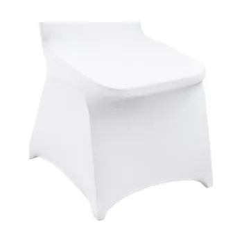 Potah na židli Skládací potahy na židle VEVOR Stretch Spandex, univerzální potah na židli, snímatelné a pratelné ochranné potahy, na svatbu, svátek, banket, večírek, oslavu, stolování (200 ks, bílé)