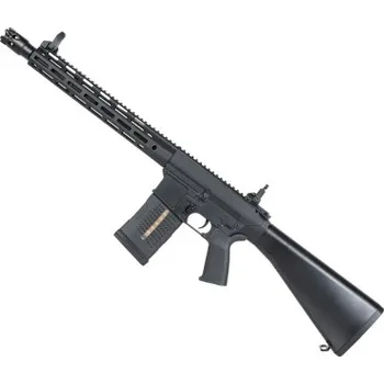 Airsoftová zbraň SR25(P)E2 MLOK-20, polymer - Černá + dárek zdarma