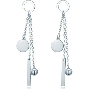 Náušnice MINET Stříbrné visací náušnice (2)
