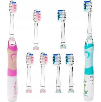 Elektrický zubní kartáček 2x sonický kartáček pro děti Seago SG-977