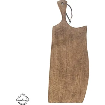 Kuchyňské prkénko Prkénko dřevěné s rukojetí MANGO, 61 x 23 cm