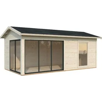 Zahradní stavba Zahradní domek Amanda 17,1 m2 s posuvnými dveřmi