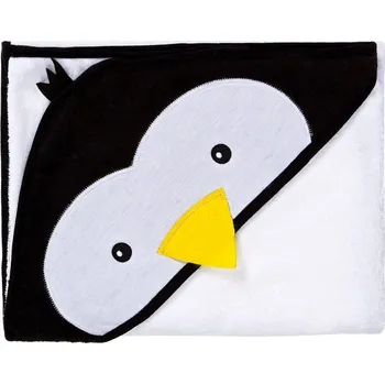 Dětská osuška Sensillo Water Friends 100x100 cm white pingwin