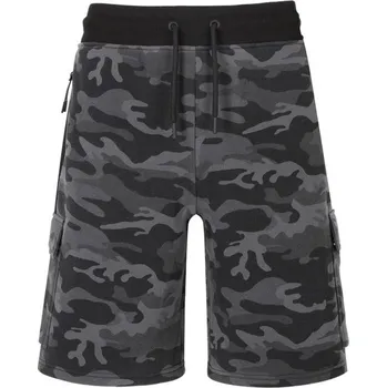 Pánské kraťasy Everlast Premium Cargo pánské šortky Black Camo S