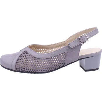 Dámské lodičky OBUV JANA ČR Boty JANA 3050 šedé dámské kožené lodičky Velikost: 40