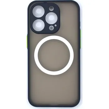 MagSafe silikonový kryt pro iPhone 12 Pro - Modrý