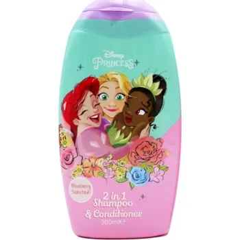 Dětský šampon Disney Princess 2v1 šampón a kondicionér na vlasy 300 ml