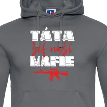 Pánská mikina Mikina Pro tatínky | Mikina TÁTA Šéf