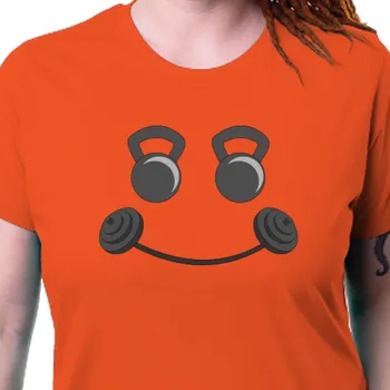 Dámské tričko Tričko Posilka | Dámské tričko Gym smile