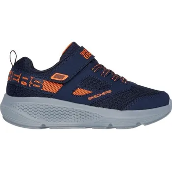 Chlapecké tenisky Dětská volnočasová obuv Skechers GO RUN ELEVATE - ASTONISHING SPEED 31 Tmavě modrá, Šedá, Oranžová