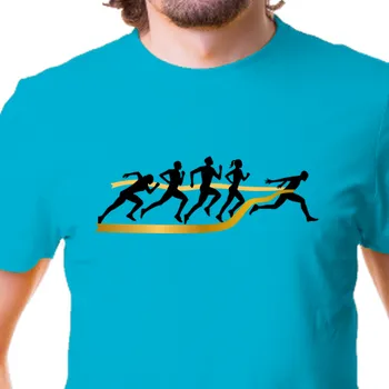 Pánské tričko Tričko Běh | Běžecké tričko Vítěz