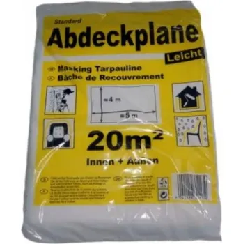 Zakrývací fólie na malování Folie zakrývací malířská 7 µm – 4×5 m