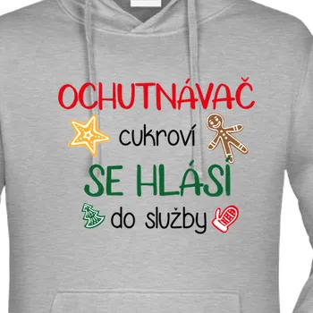Pánská mikina Mikina Vánoce | Vánoční mikina Ochutnávač