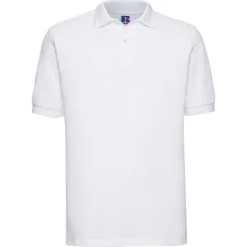 Pánské tričko Russell Polokošile 599M, krátký rukáv COT10599M00113-white 3XL Bílá