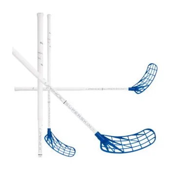 Florbal Unihoc Unilite SUPERSKIN REG 29 white/blue Florbalová hůl bílá / modrá, Pravá (pravá ruka dole), 96cm (=106cm)
