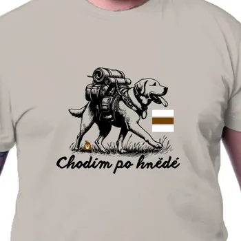 Tričko Cestování | Vtipné triko pro pejskaře a turisty