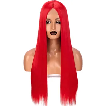 Karnevalový doplněk imago Paruka Lace Front: Ohnivě červená - Ariel