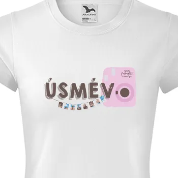 Dámské tričko Funkční trička Cestování | Funkční tričko Instax fotoaparát