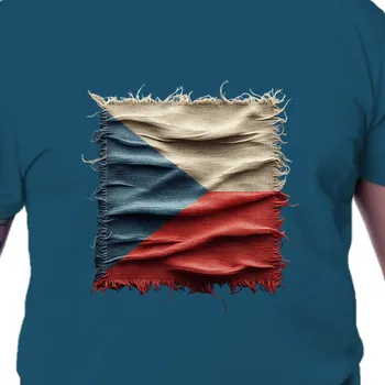 Pánské tričko Tričko Cestování | Tričko s českou vlajkou