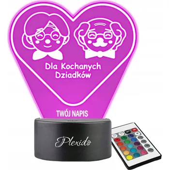 Lampička Plexido vícebarevná Noční lampa