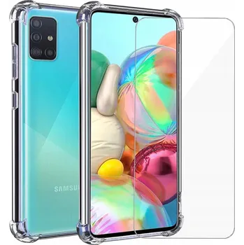 Pouzdro na mobilní telefon Zadní Kryt WEBLITY pro Samsung Galaxy A71 bezbarvý