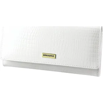 Kožená dámská peněženka Gregorio 100 bílá