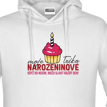 Pánská mikina Mikina K narozeninám | Narozeninová mikina Dort
