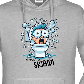 Pánská mikina Mikina Vtipná | Mikina totálně skibidi