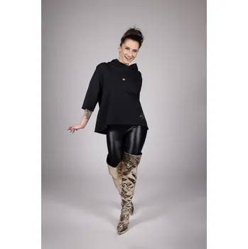 Dámská mikina Dámská mikina s kapucí Barva: Petrolejová, Velikost: M