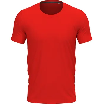 pracovní tričko Stedman Tričko Crew Neck T Clive, krátký rukáv, pánské COT-05960003401 S Melír šedá