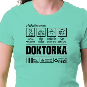 Tričko Lékaři a záchranáři | Tričko Skvělá doktorka