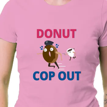 Dámské tričko Tričko Policisté | Dámské policejní triko Cop out