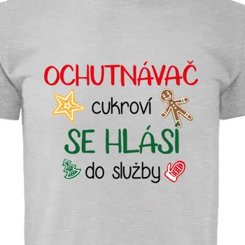 Pánské tričko Tričko Vánoce | Vánoční tričko Ochutnávač