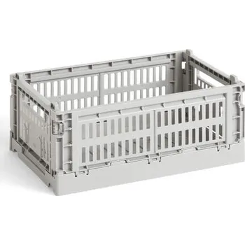 Úložný box HAY DESIGN Úložný box Colour Crate Small "Light Grey" HAY