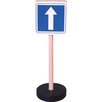 Dřevěná hračka BABU - Značka - jednosměrka