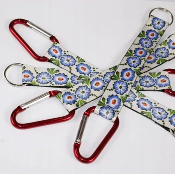 Vodítko pro psa Krátké vodítko folk opolské modré květiny béžové