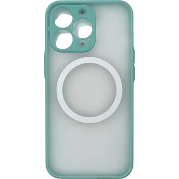MagSafe silikonový kryt pro iPhone 14 Pro Max - Mátový