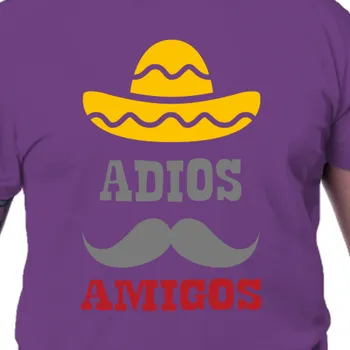 Pánské tričko Tričko Humor | Pánské tričko Adios amigos