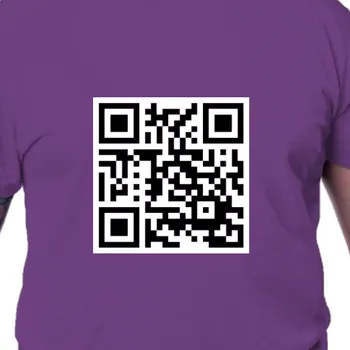 Pánské tričko Tričko Humor | Tričko QR code