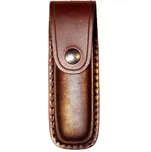 Zubíček Kožené pouzdro na švýcarský nůž Wenger osazen parohem