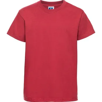 Russell Tričko Russell 180B, krátký rukáv, dětské COT10180B248a5-classic red Červená 128