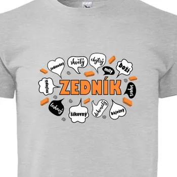Pánské tričko Tričko Povolání | Tričko Zedník